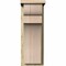 Ekena Millwork Yorktown Rough Sawn Corbel w/Backplate, Douglas Fir, 8"W x 10"D x 22"H COR08X10X22YOR01RDF - alternate 3